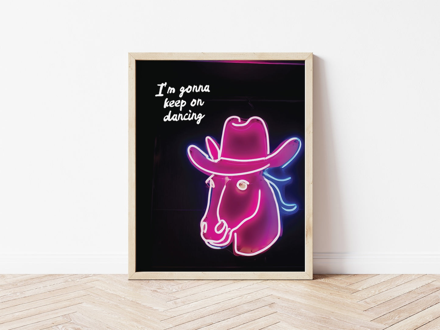 Pink Pony Print